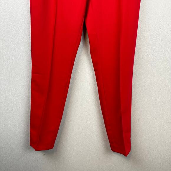 NWT Superdown Front Pleat Pant Trousers Red Medium - Picture 4 of 12